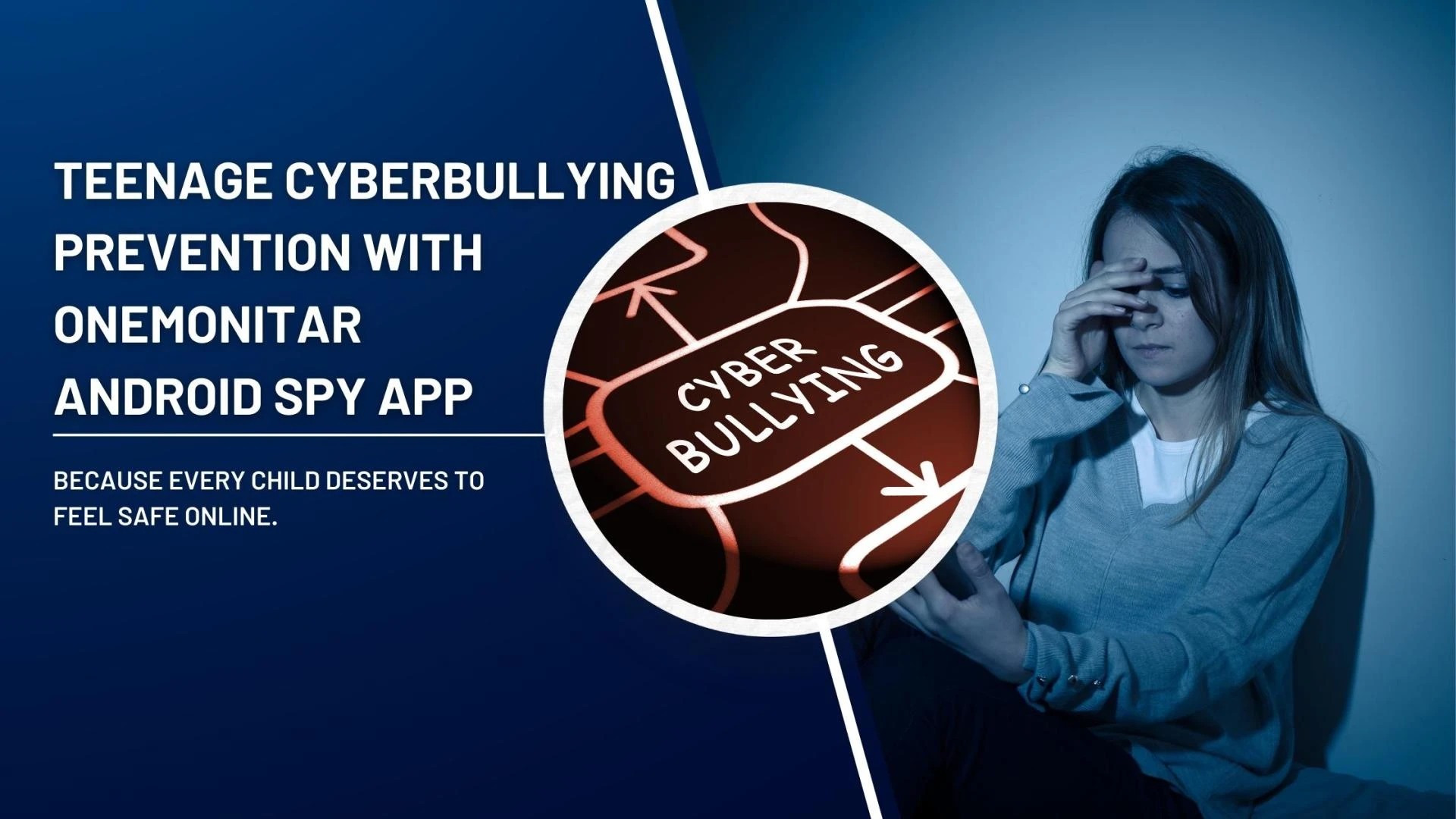 Teenage Cyberbullying Prevention with onemonitar Android Spy App