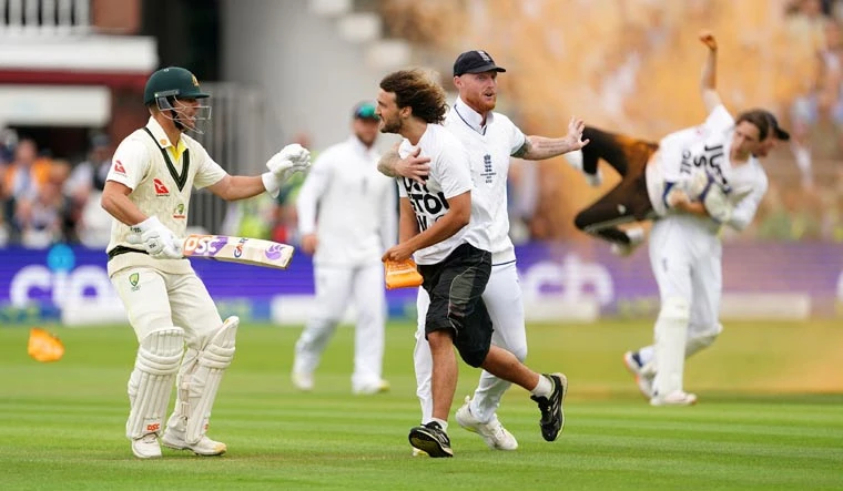 ENG vs AUS : लॉर्ड्स टेस्ट के पहले दिन हुआ जमकर हंगामा