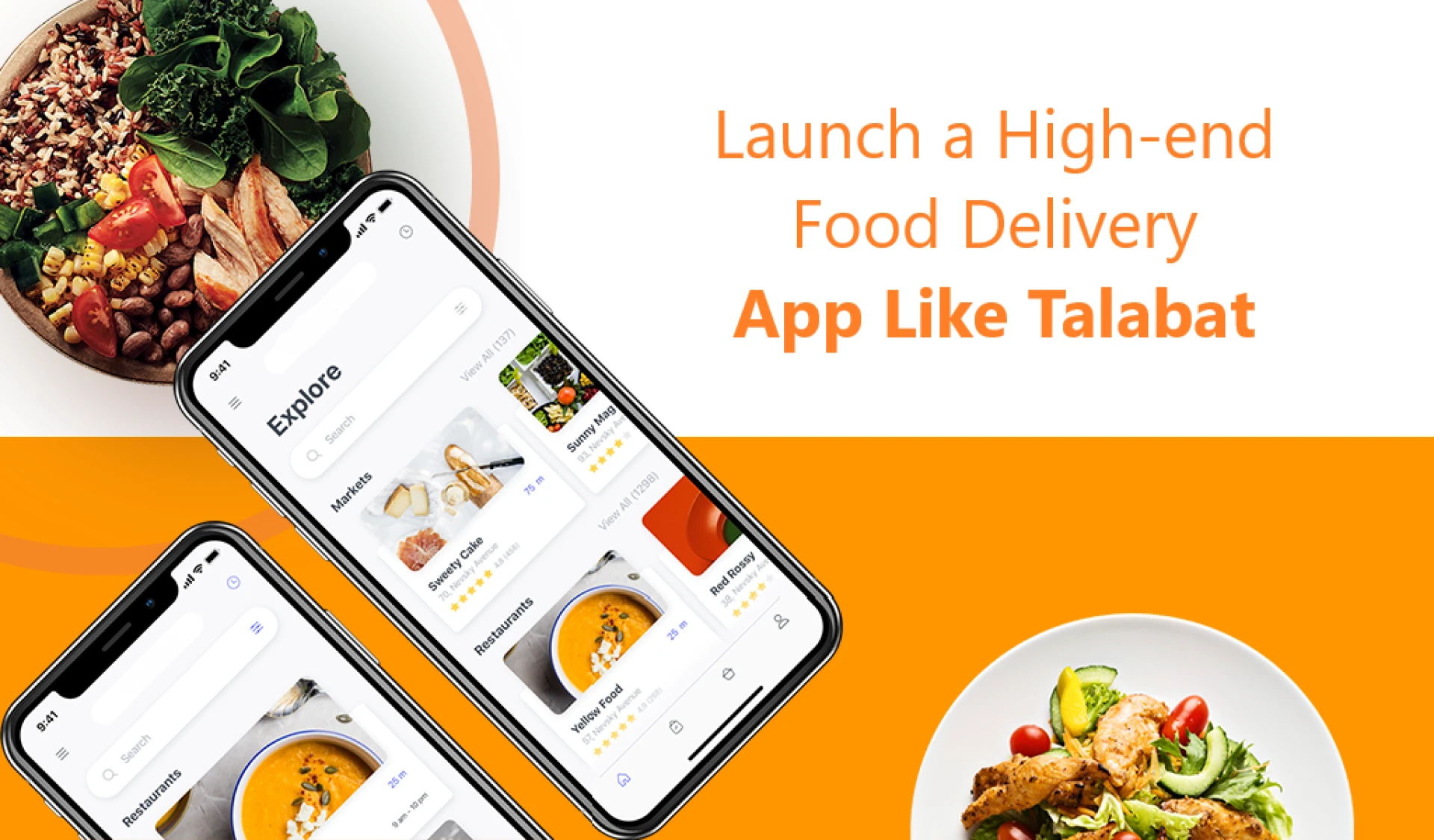 Launch a High-end Food Delivery App Like Talabat That Has Taken Over the Food Business in the Middle East Single-Handedly