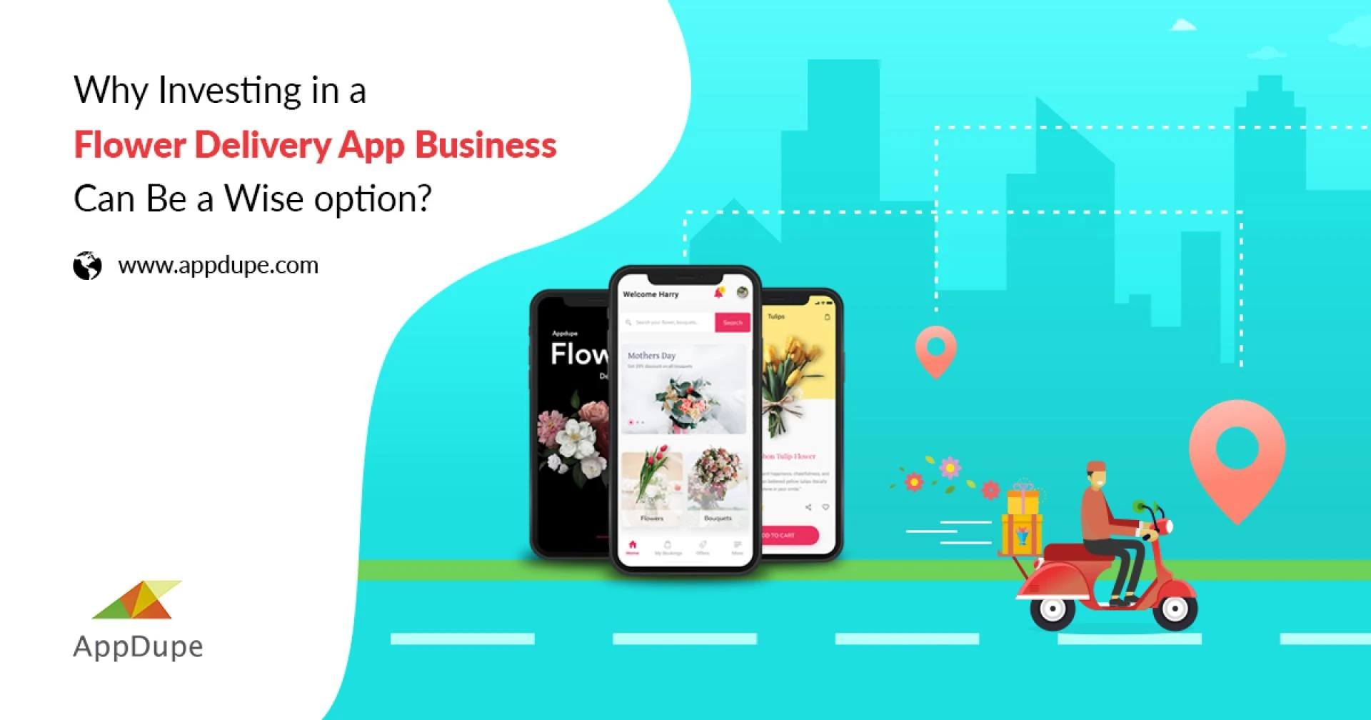 Why Investing in a Flower Delivery App Business can be a Wise Option?