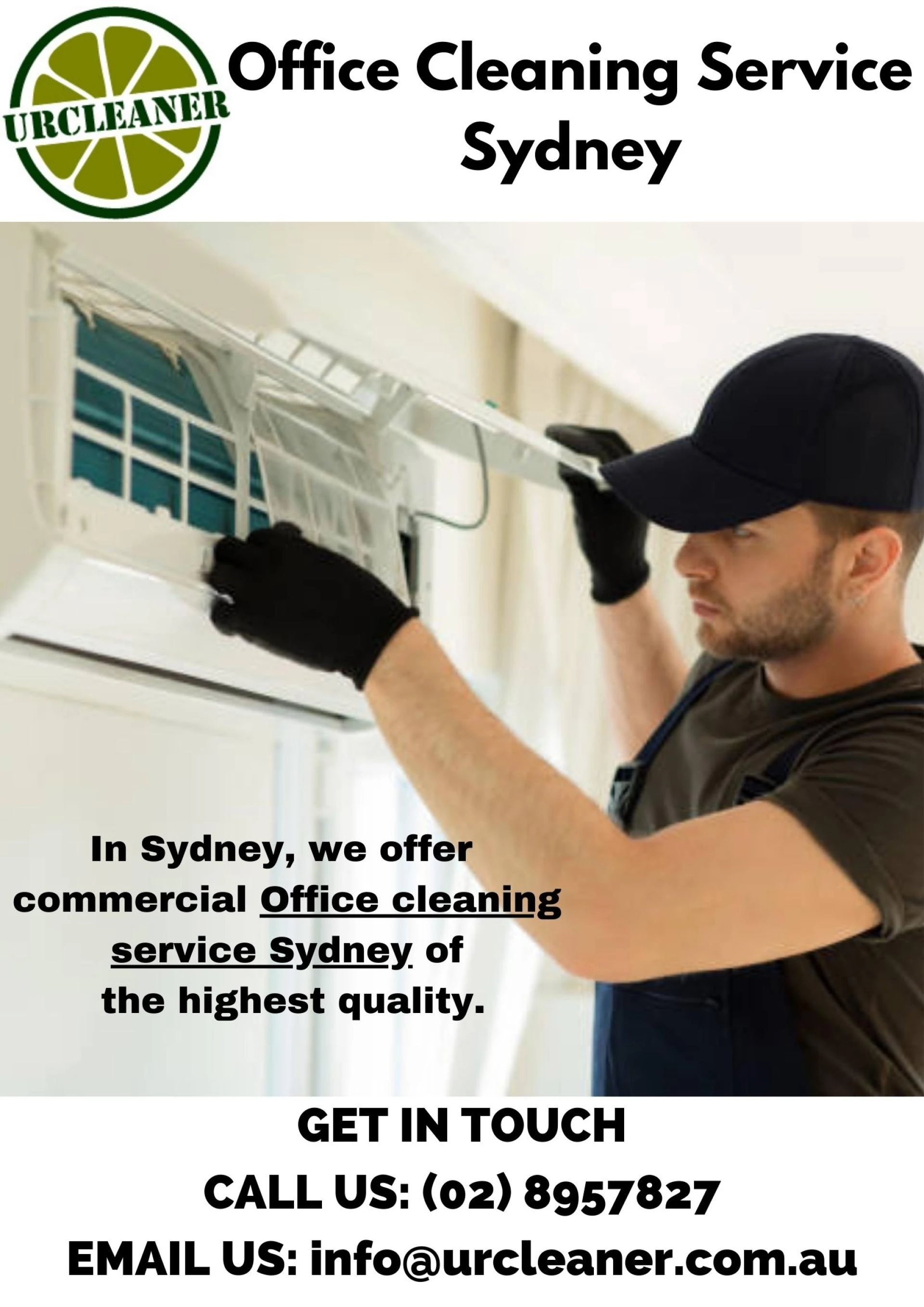 UrCleaner Offers a Fresh Perspective on Hygiene for Sydney Office Cleaning Services.