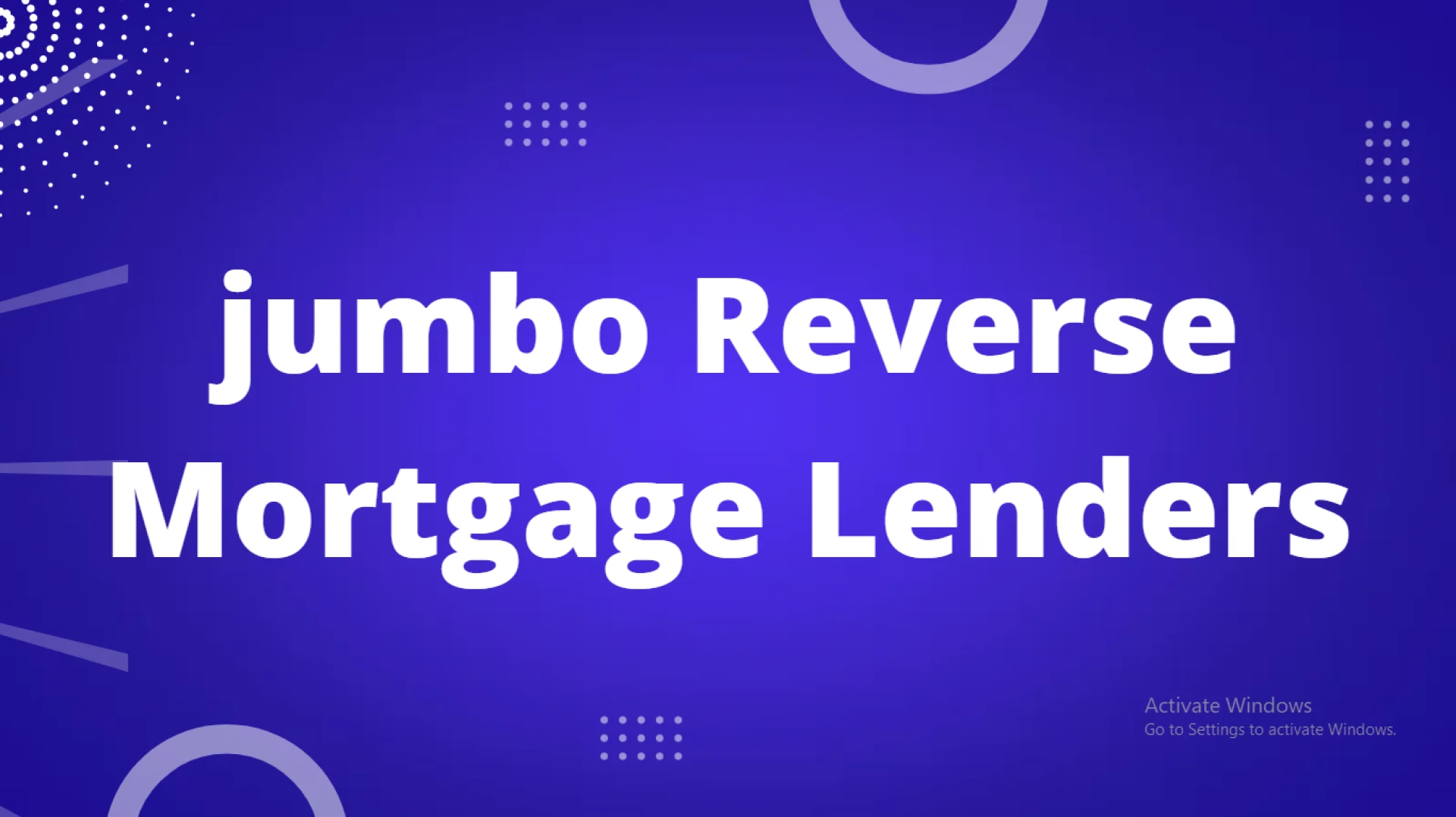What Is A Jumbo Reverse Mortgage Lender And How Does It Work?