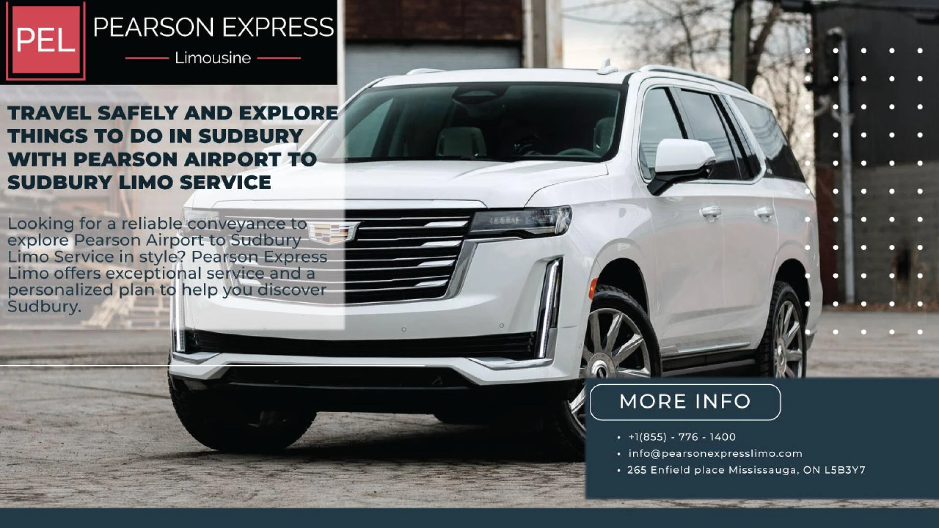 Travel Safely and Explore Things to Do in Sudbury with Pearson Airport to Sudbury Limo Service