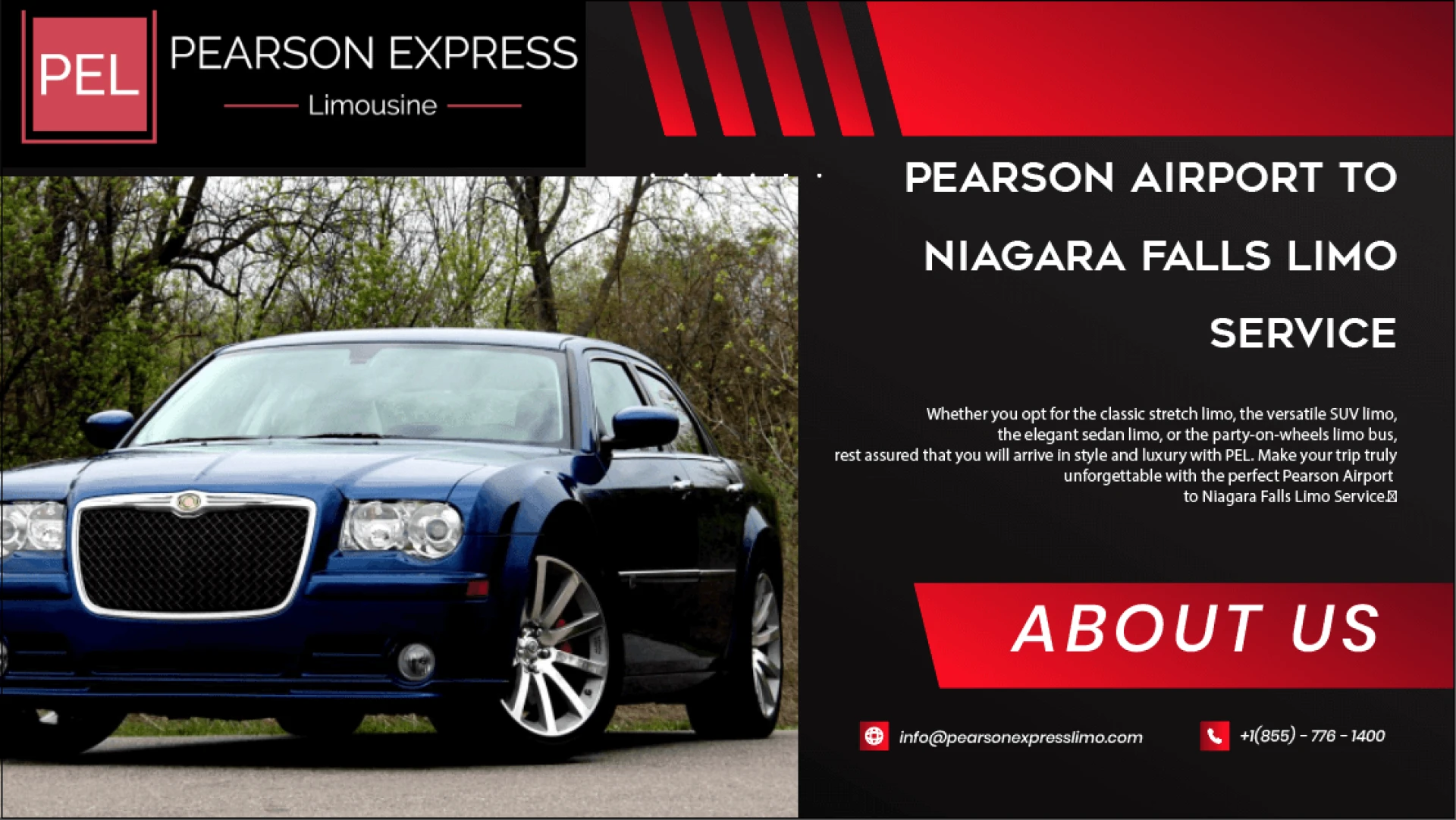 Pearson Airport to Niagara falls Limo Service