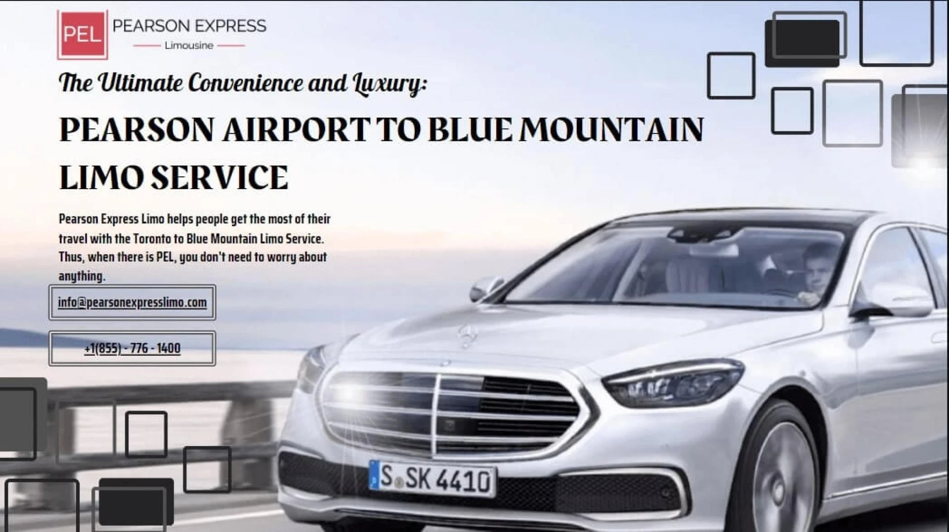 The Ultimate Convenience and Luxury: Pearson Airport to Blue Mountain Limo Service