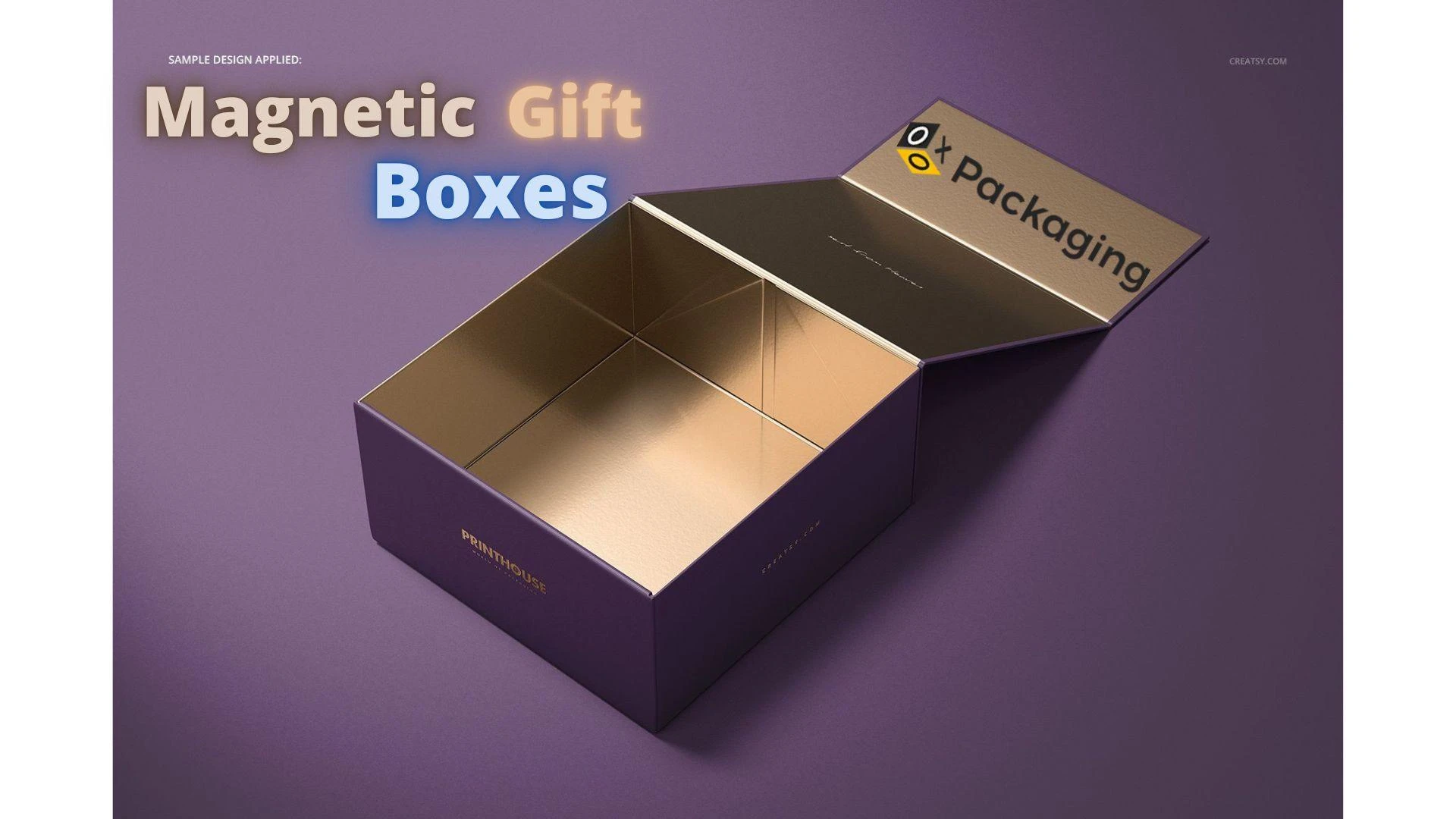 Magnetic Gift Boxes, Both Collapsible and Rigid