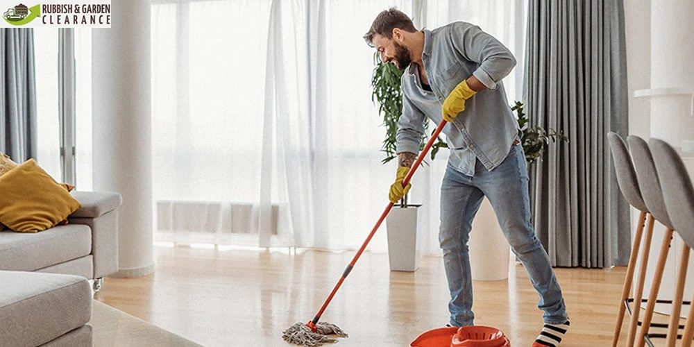 What happens during a house clearance in Merton?