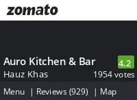 Auro Kitchen & Bar Menu, Reviews, Photos, Location and Info - Zomato