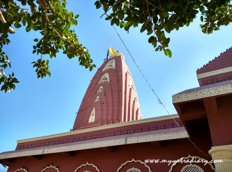 Temple spire at Nageshwar Jyotirling Shiva Temple, Bet Dwarka Temple spire at Nageshwar Jyotirling Shiva Temple, Bet Dwarka