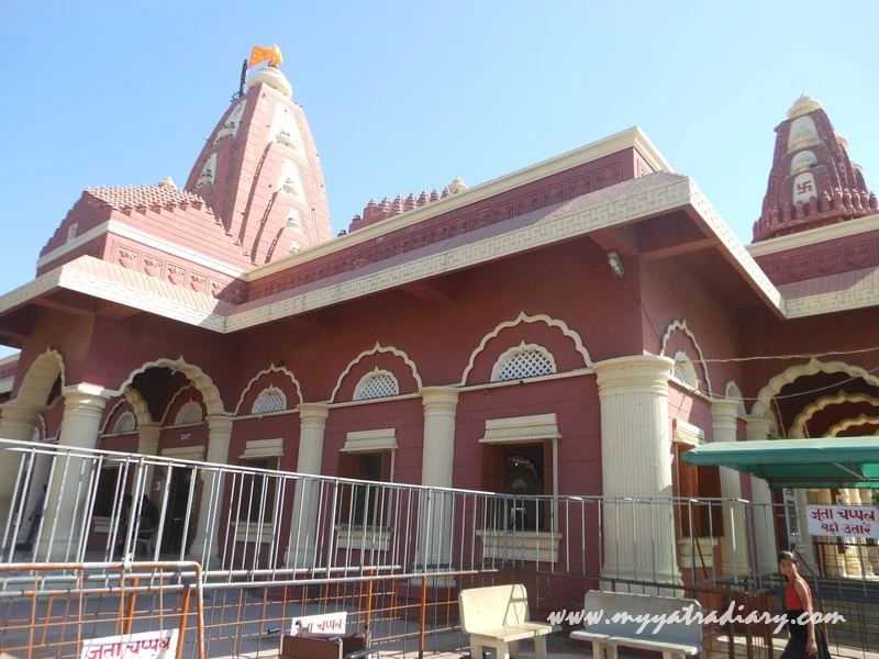 Temple spire at Nageshwar Jyotirling Shiva Temple, Bet Dwarka Temple spire at Nageshwar Jyotirling Shiva Temple, Bet Dwarka