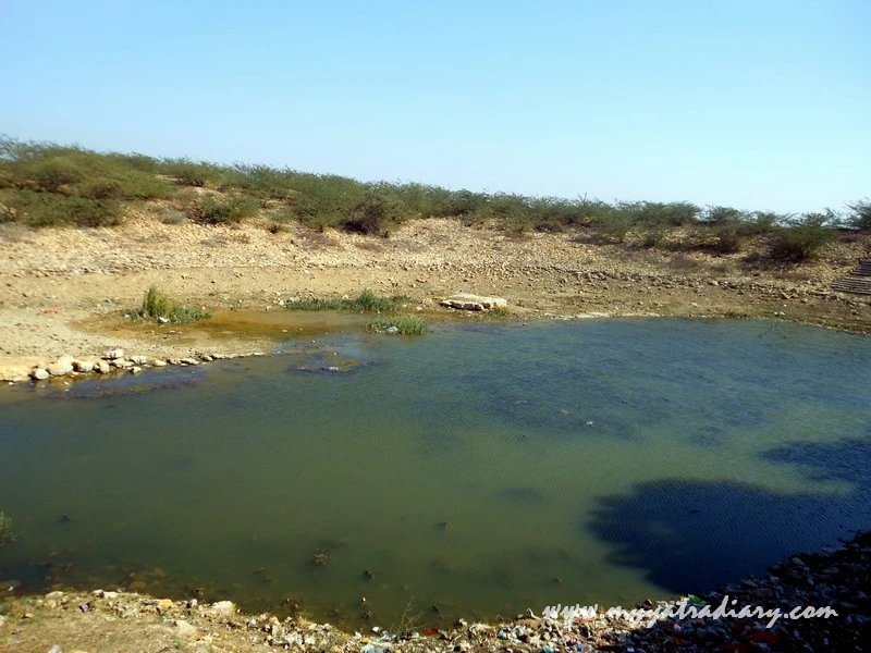 A pond at the backside of the Nageshwar Jyotirling Shiva Temple, Bet Dwarka A pond at the backside of the Nageshwar Jyotirling Shiva Temple, Bet Dwarka
