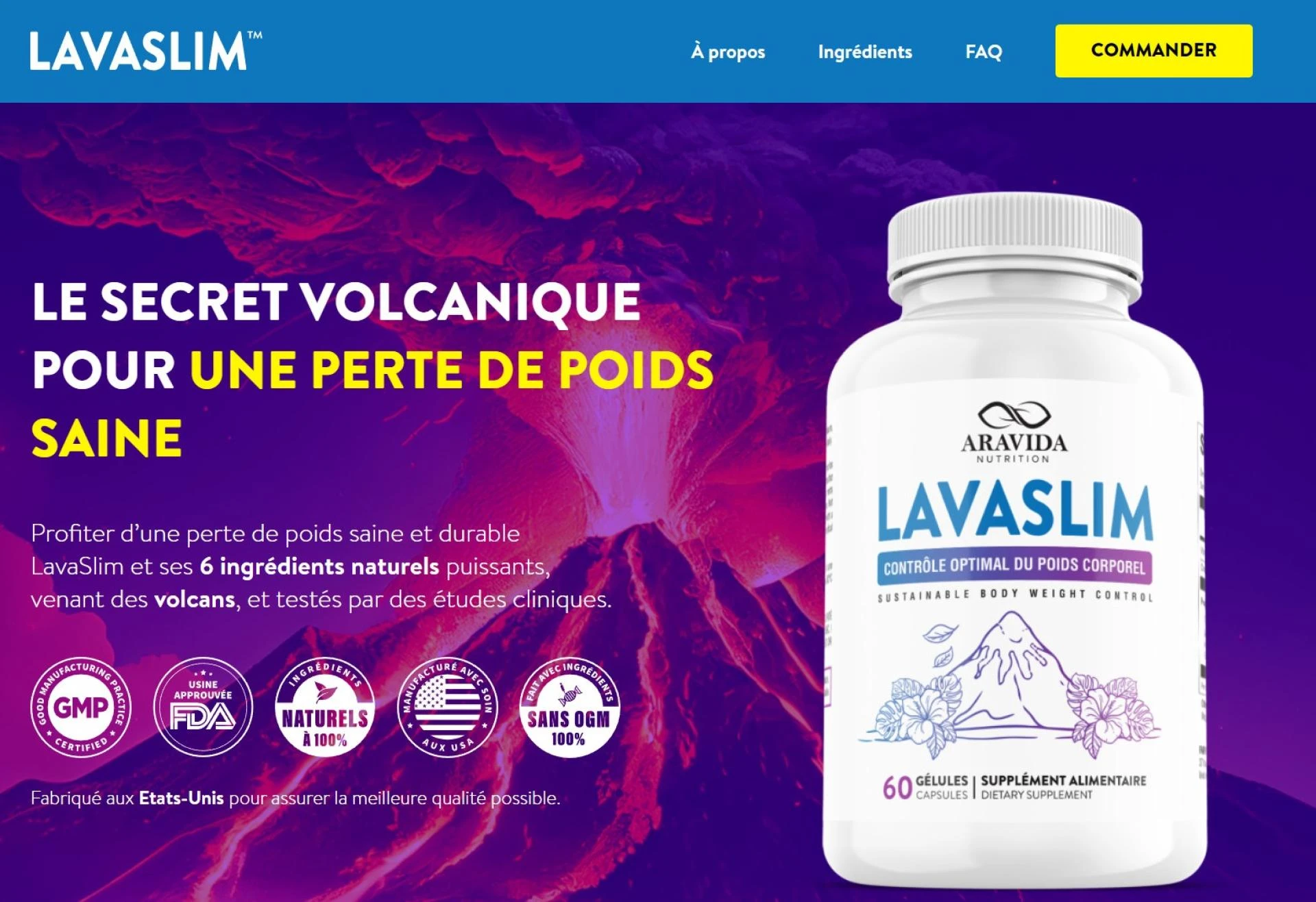 LavaSlim FR, USA, UK, BE, CA, CH, LU