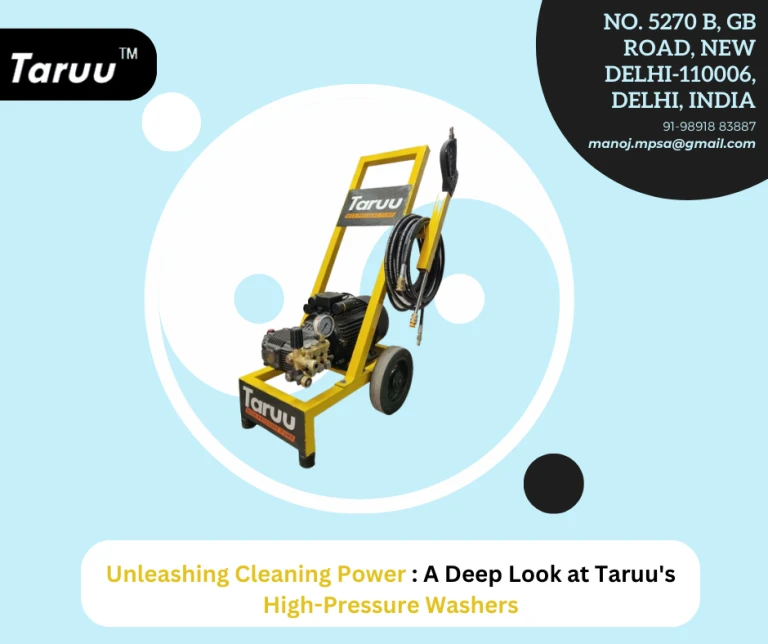 Understanding the Basics: What are High-Pressure Washers?