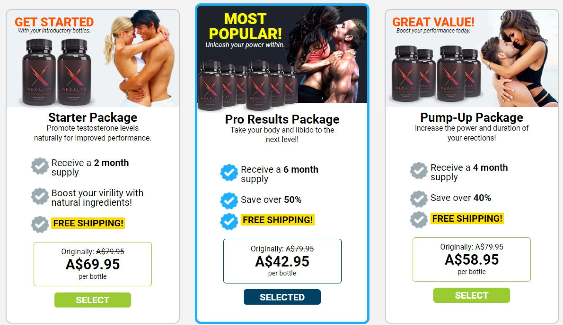 Nexalyn Testosterone Booster Price