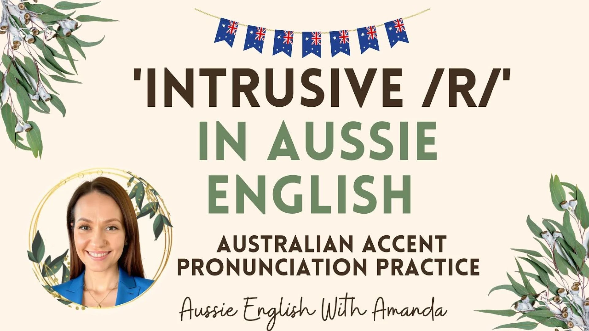 Intrusive R\' In Aussie English 🌏 Australian Accent Pronunciation Practice 🦘 - YouTube