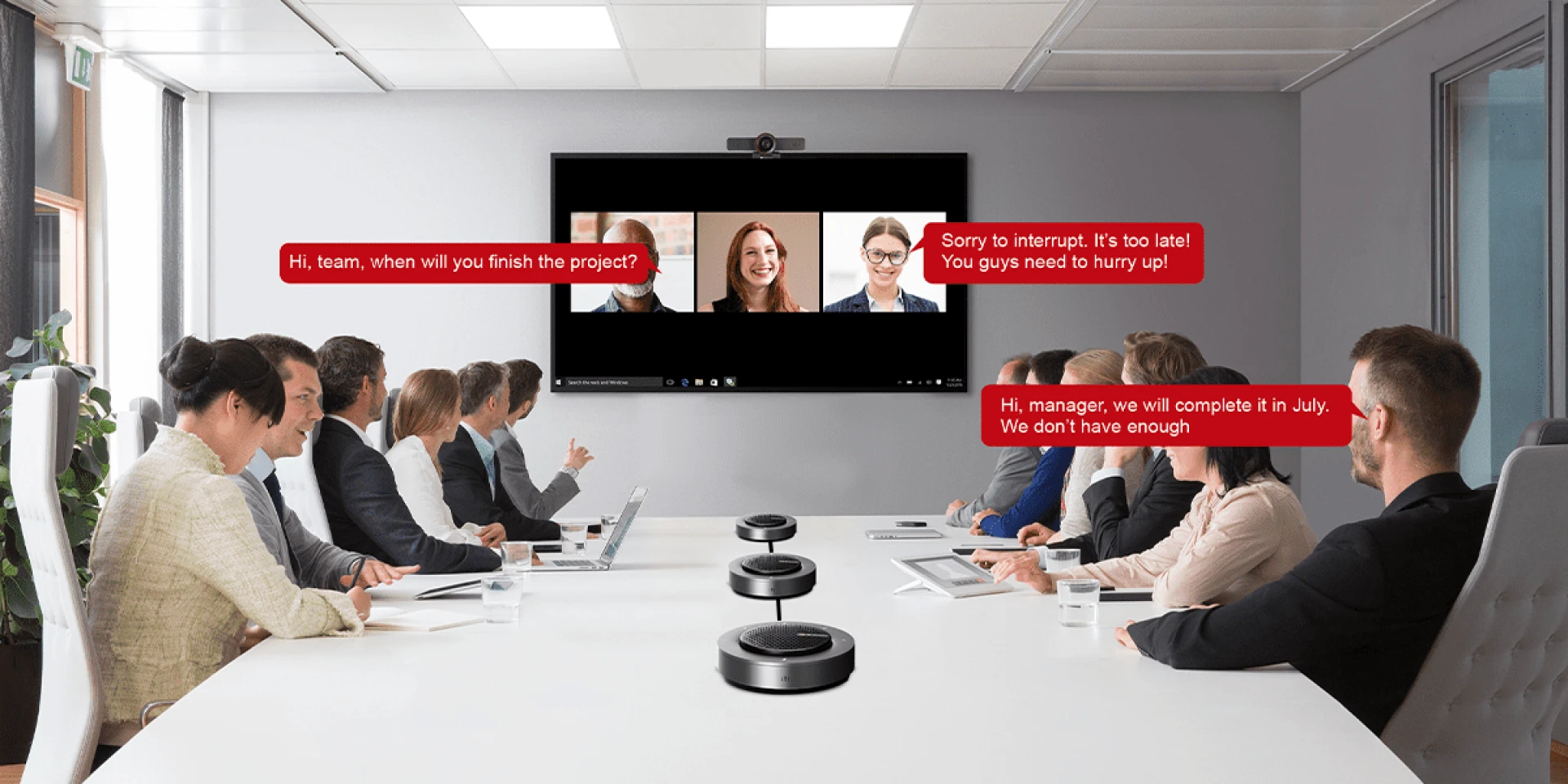 AV Access AnyCo A6 Bluetooth Speakerphone _ Hear and Be Heard, At the Same Time _ Full Duplex Design _ NEW
