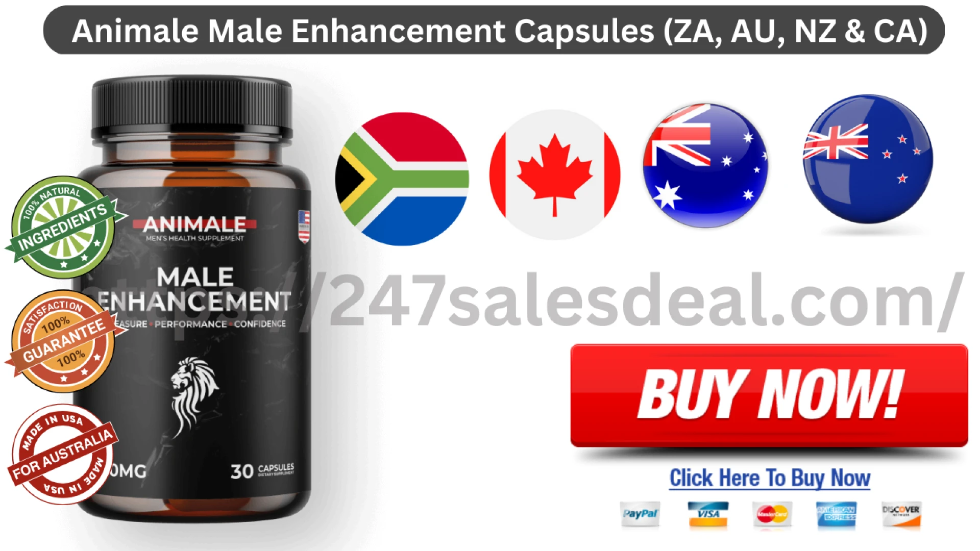 Animale Male Enhancement Capsules 2023
