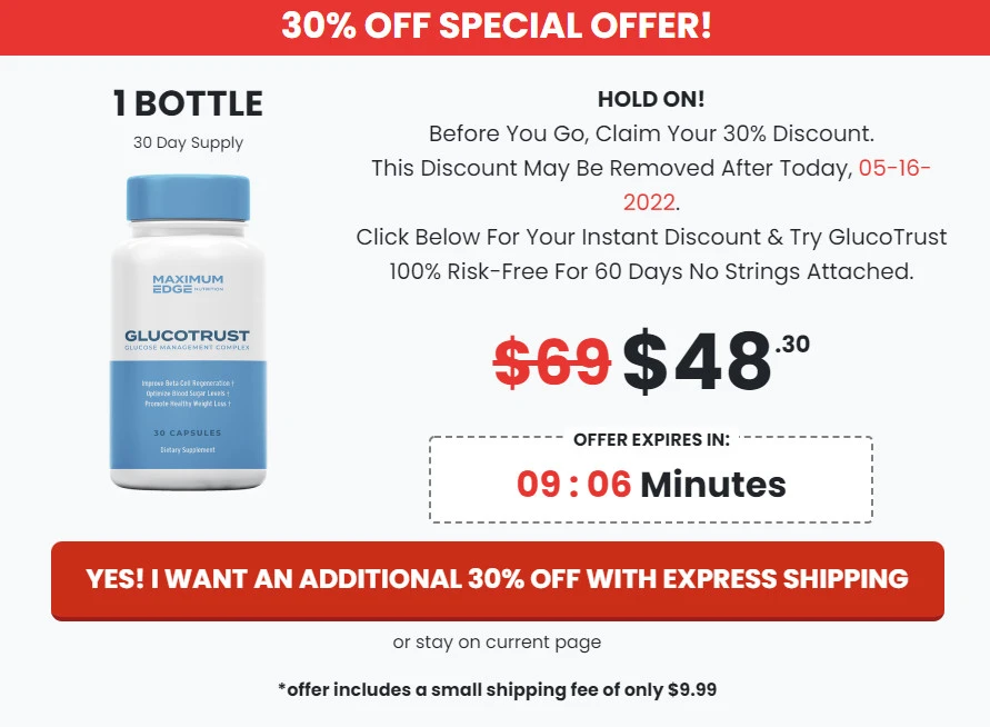 GlucoTrust Special Cost
