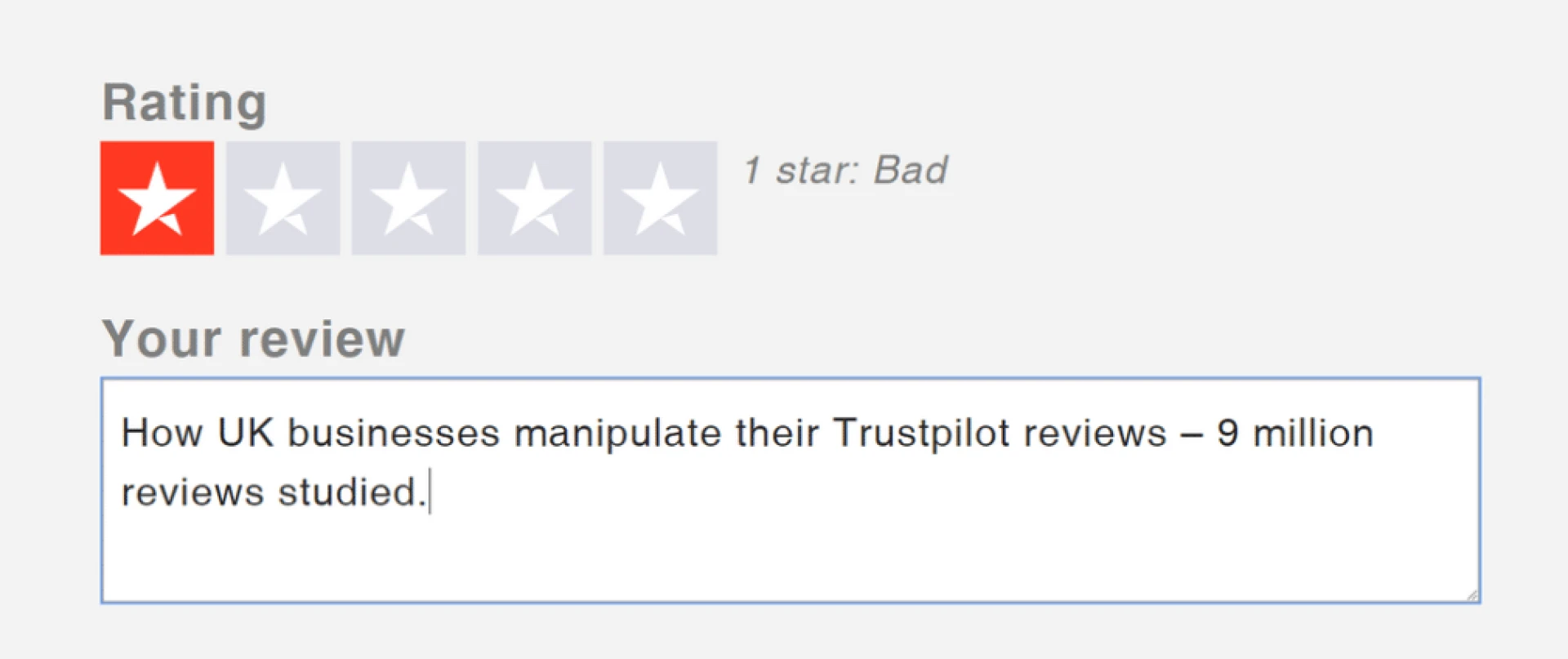 Negative Trustpilot Reviews
