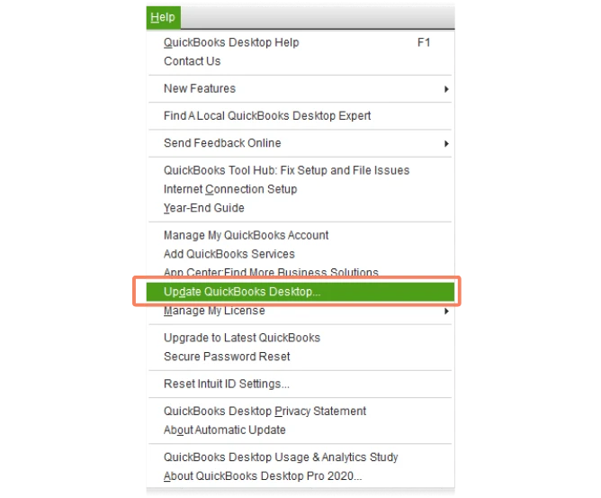 How do I update QuickBooks Desktop?