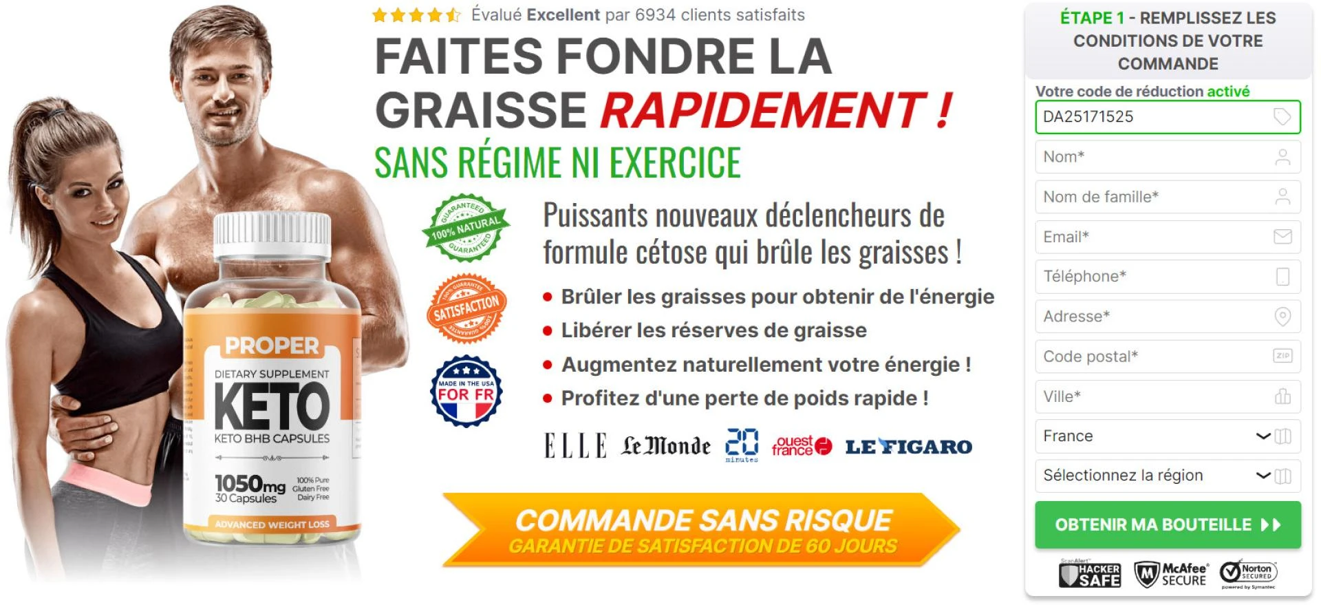Proper Keto BHB Capsules France