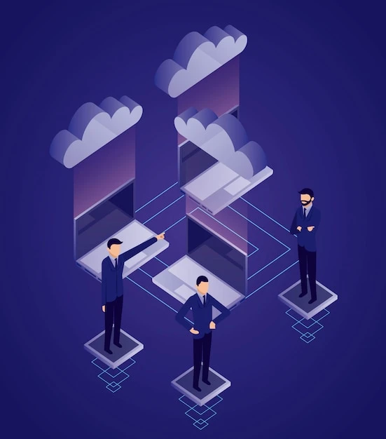 Data network businessman 