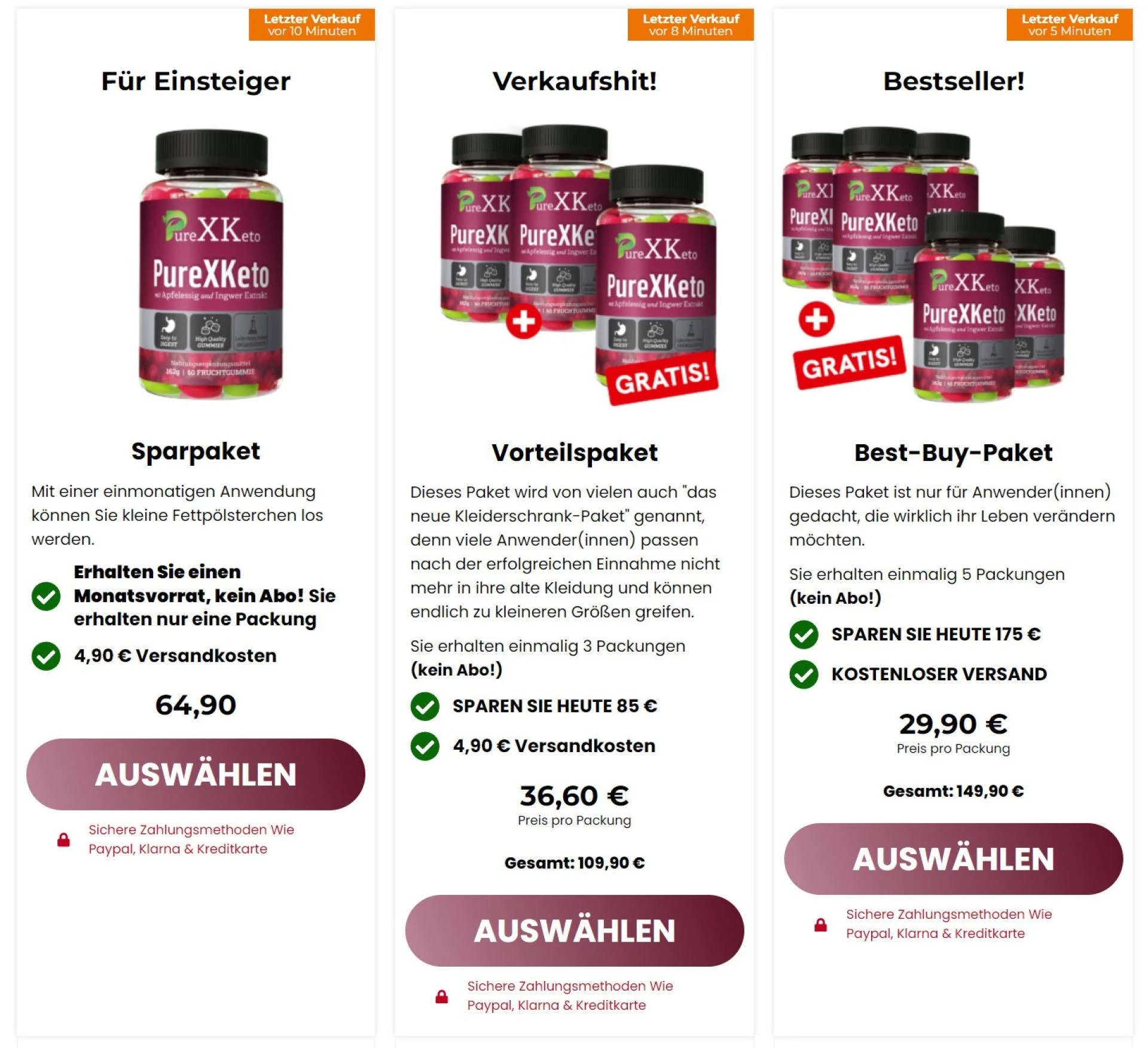 PureXKeto Gummies Preis