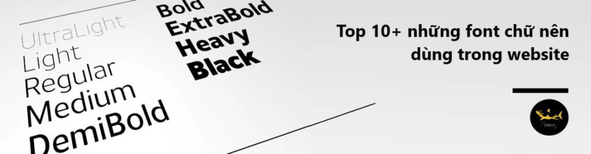 Top 10+ những font chữ nên dùng trong website