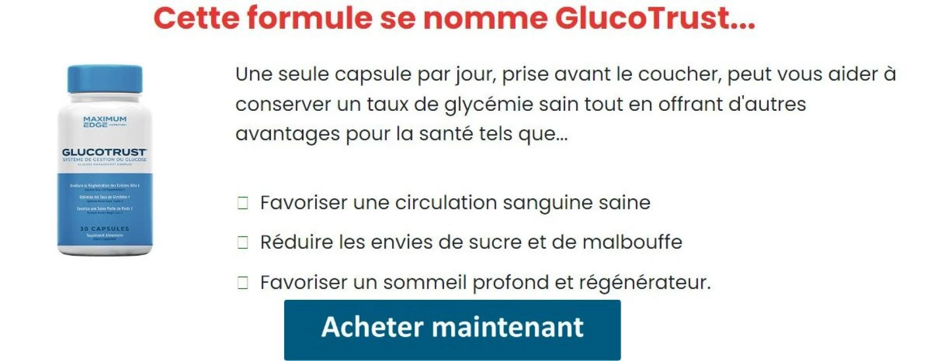 GlucoTrust Glucose Management Complex FR, CA, USA