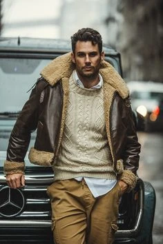 40 Aviator jacket ideas | mens outfits, aviator jackets, mens fashion