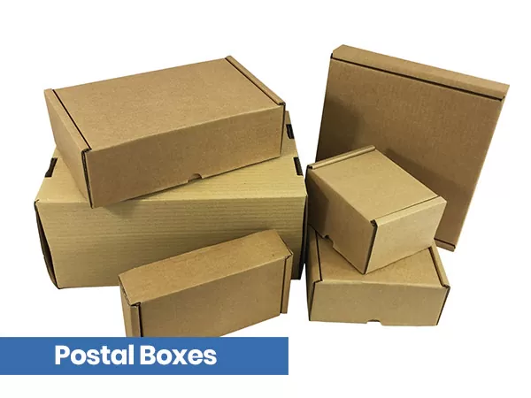 cardboard postal boxes