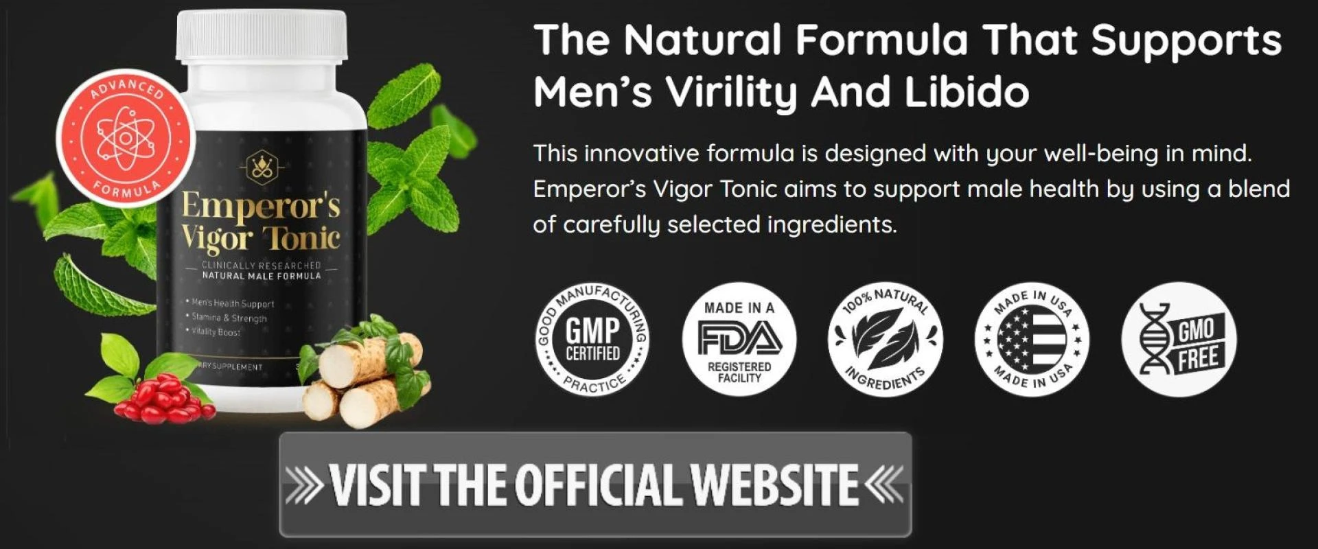 Emperors Vigor Tonic Advanced Male Enhancement