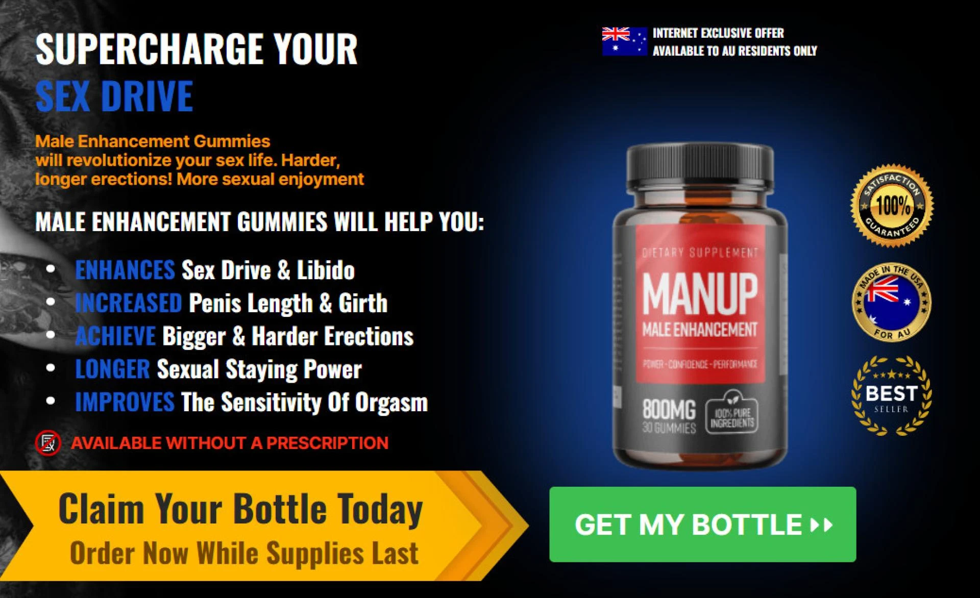 ManUp Male Enhancement Gummies AU, NZ, CA