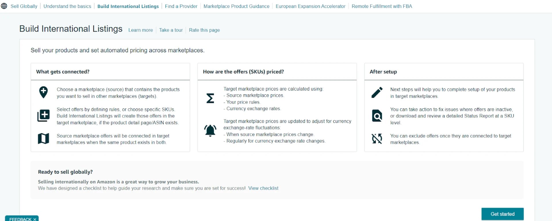 Build International Listings