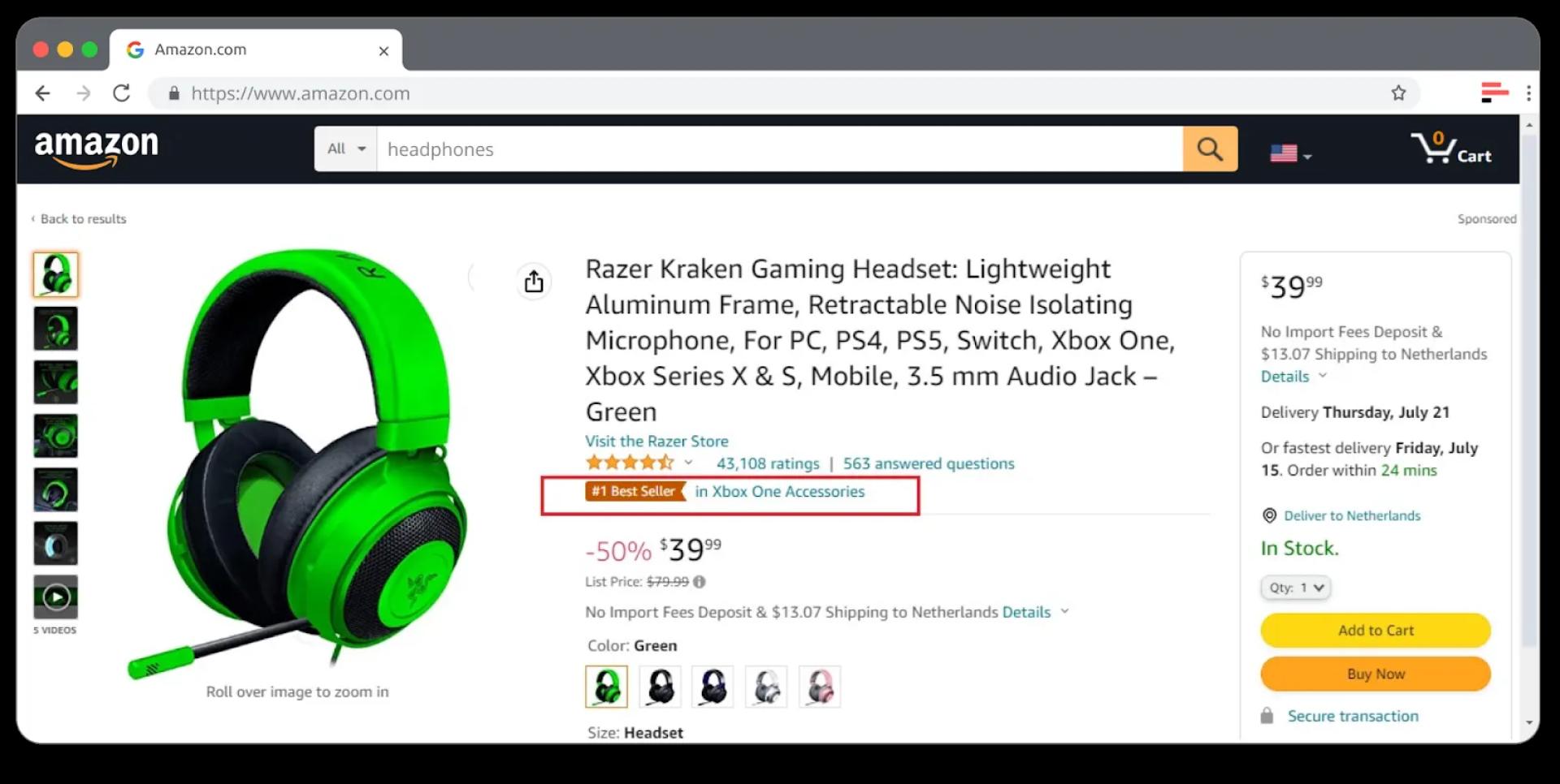 Amazon Best Seller