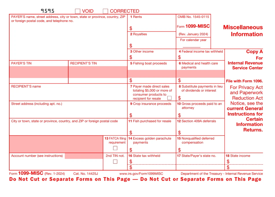 Form 1099-MISC