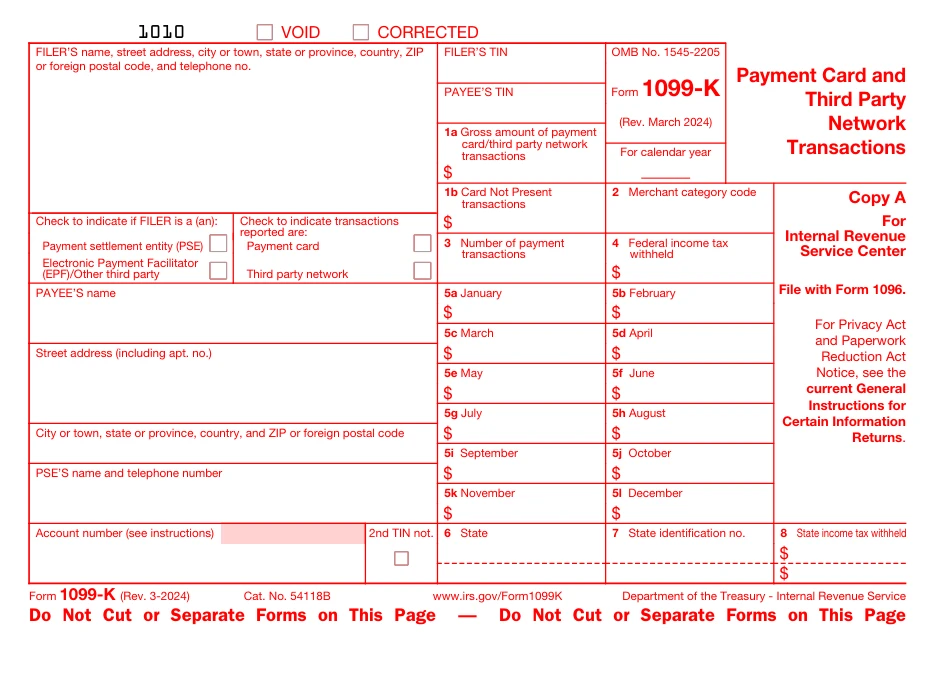 Form 1099-K