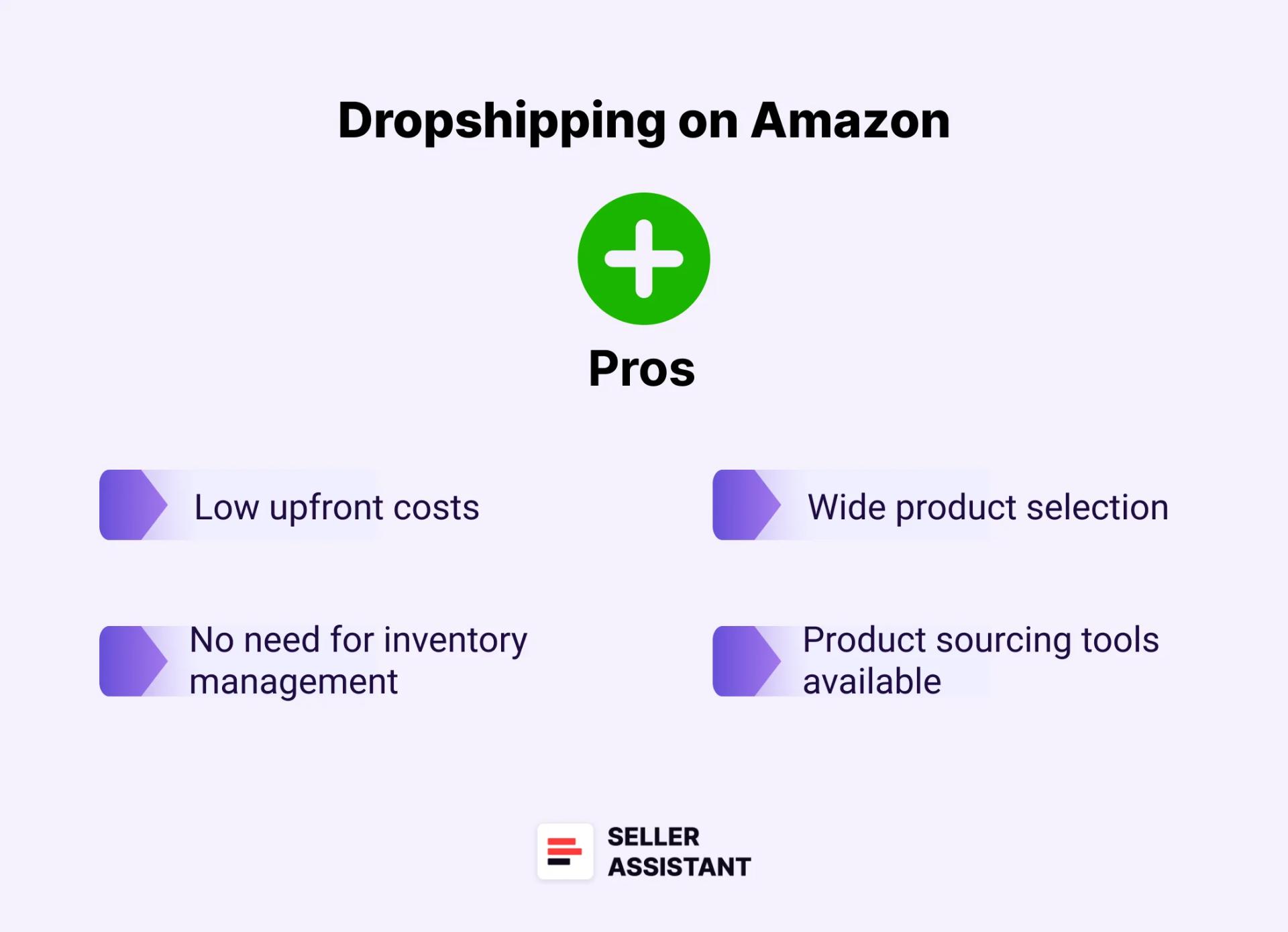 Pros of Amazon dropshipping