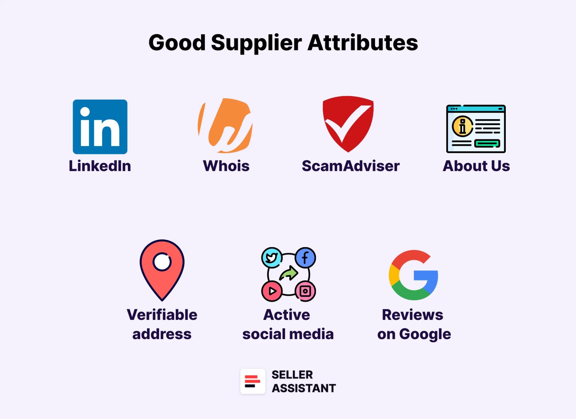 How to know if a supplier is a good choice?
