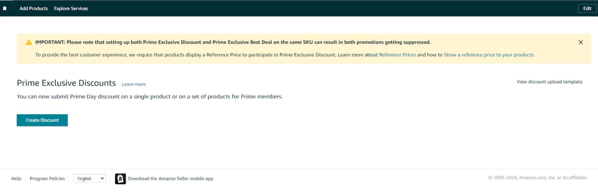 Сlick "Create discount"