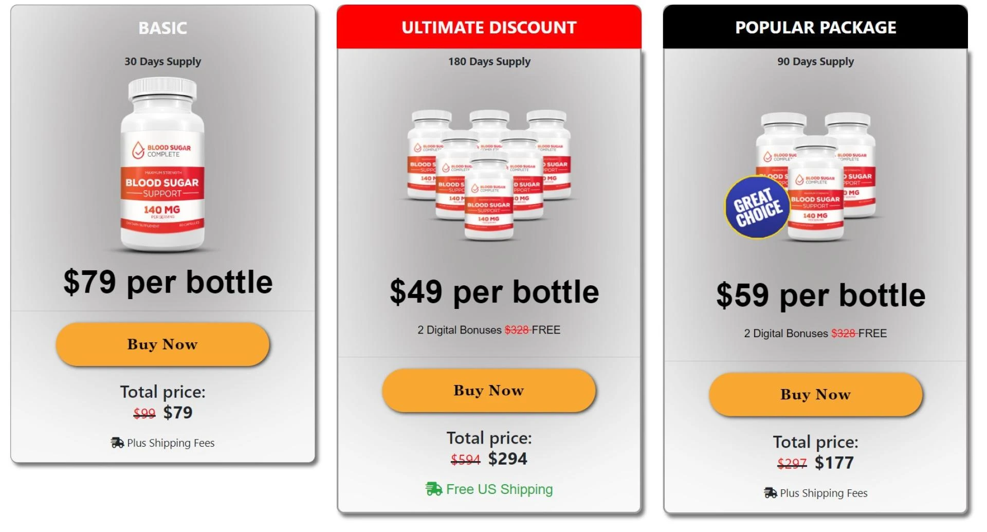 Blood Sugar Complete Price