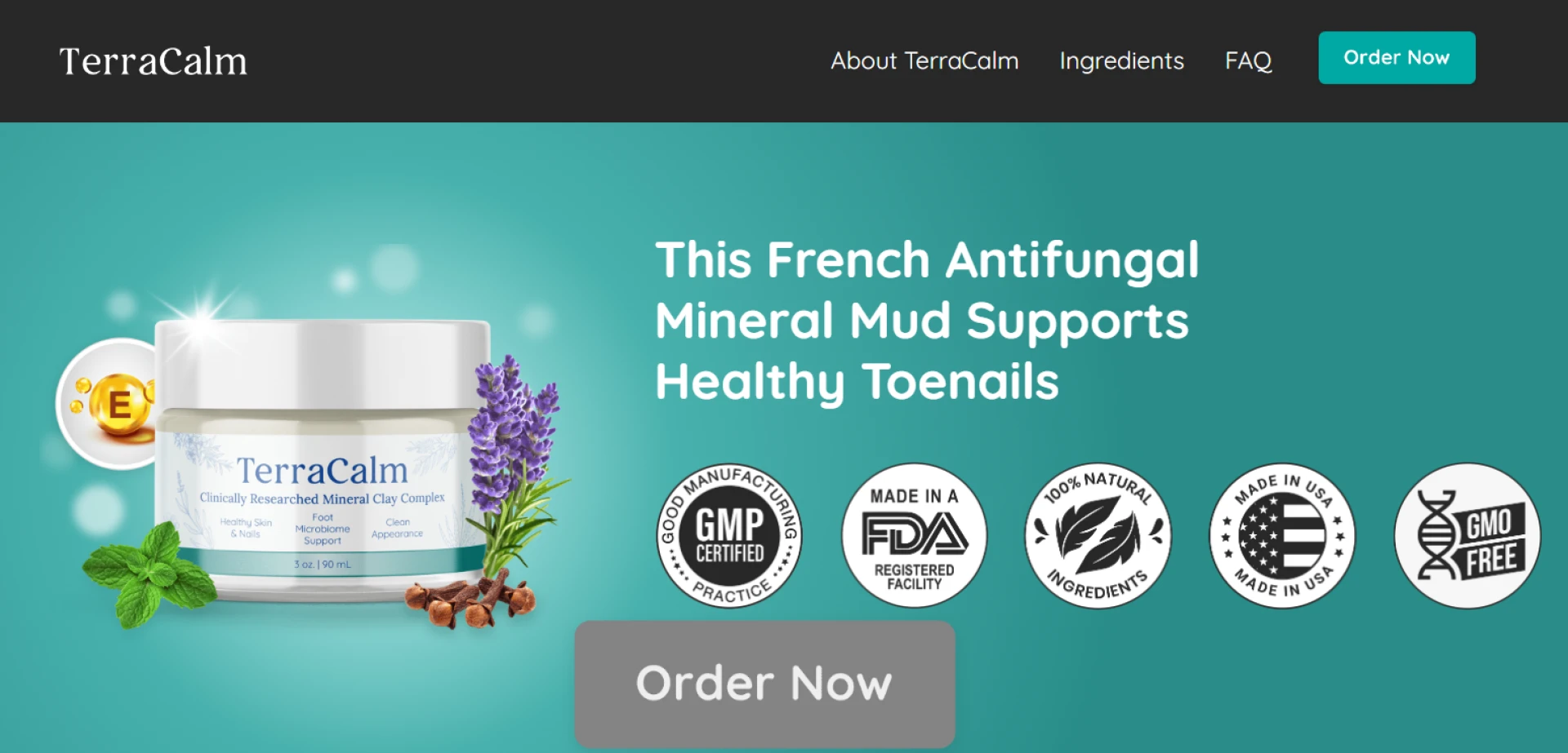 TerraCalm Antifungal Clay Mixture US, AU, NZ, UK, CA, IE