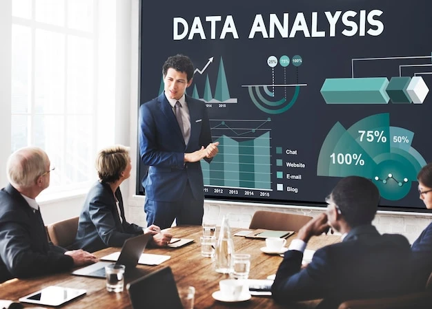 Data Analysis Marketing Business Report Concept
