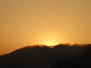 A Few Moments Of Sunset Near Binsar, Uttrakhand (Kumaon)
