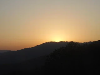 A Few Moments Of Sunset Near Binsar, Uttrakhand (Kumaon)