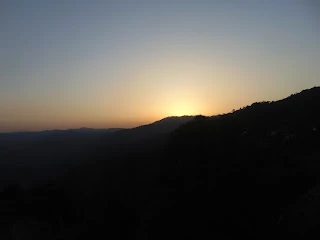 A Few Moments Of Sunset Near Binsar, Uttrakhand (Kumaon)