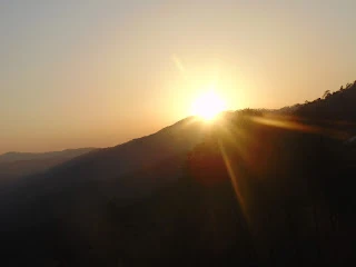 A Few Moments Of Sunset Near Binsar, Uttrakhand (Kumaon)