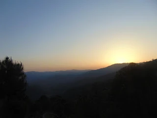 A Few Moments Of Sunset Near Binsar, Uttrakhand (Kumaon)
