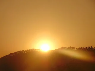 A Few Moments Of Sunset Near Binsar, Uttrakhand (Kumaon)